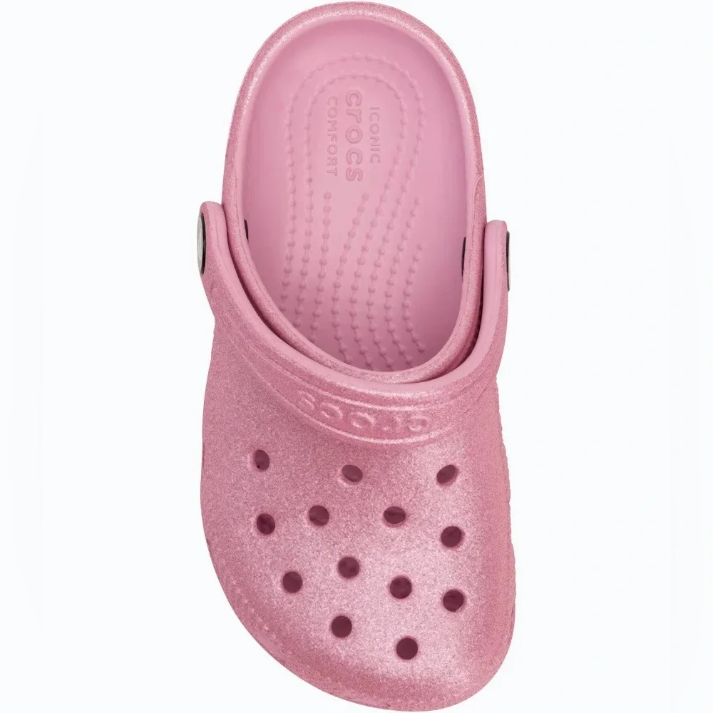 Crocs Toddler Classic Glitter Clogs NWT Size 6 - Picture 1 of 3